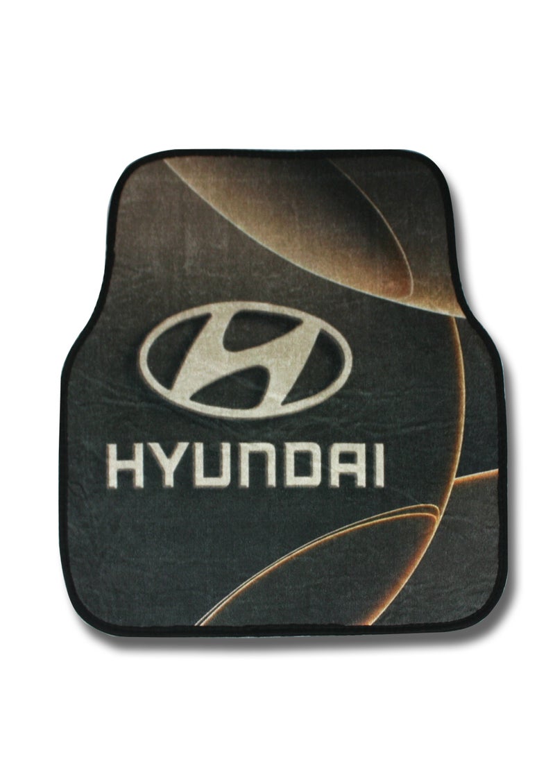 طقم دواسات سيارة 5 قطع متوافقة مع جميع سيارات هيونداي تصميم مانع للانزلاق لحماية أرضية السيارة من الأتربة والمياه والطين مصنوعة من خامات متينة سهلة التنظيف مناسبة للاستخدام اليومي تشمل الأمام والخلف والقطعة الوسطى ملائمة لسيارات هيونداي السيدان والـ SUV والهاتشباك اكسسوارات داخلية عملية - Image 2